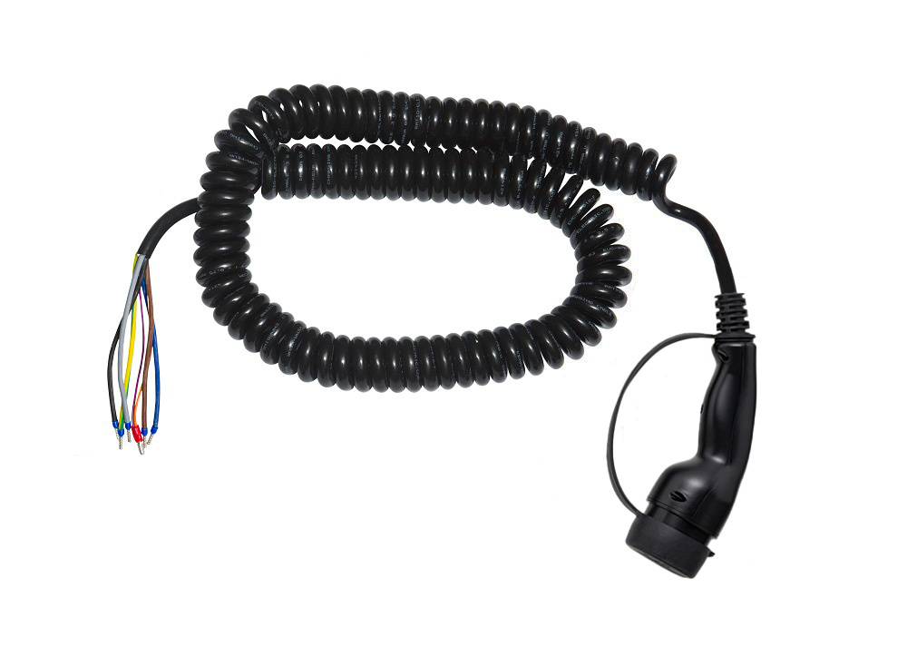 Featured image for “Ladekabel Typ 2 | 11kW | Open End | Spiral”