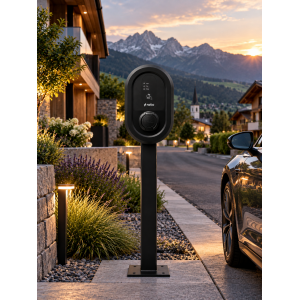 Ratio Wallbox Installiert auf Montagesäule